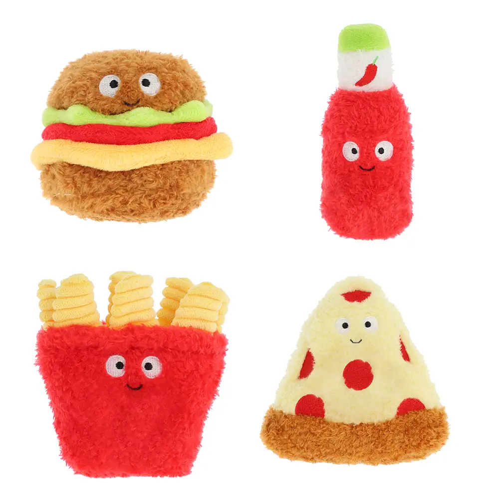 Assortiment Peluches Fast Food