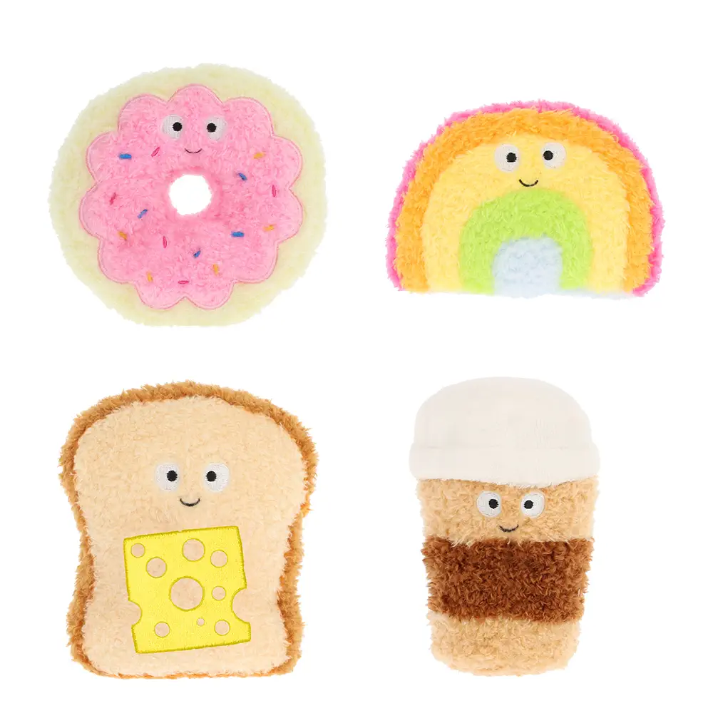 Assortiment Peluches Petit Déjeuner