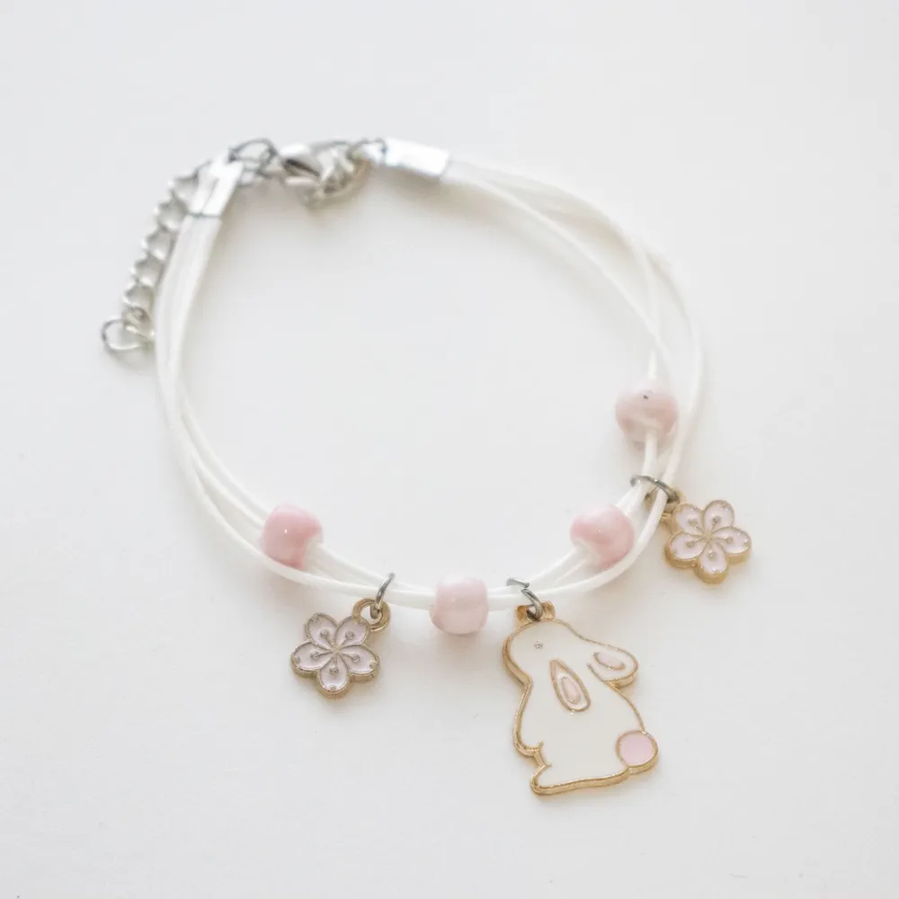 Bracelet cordon Lapin Panpan