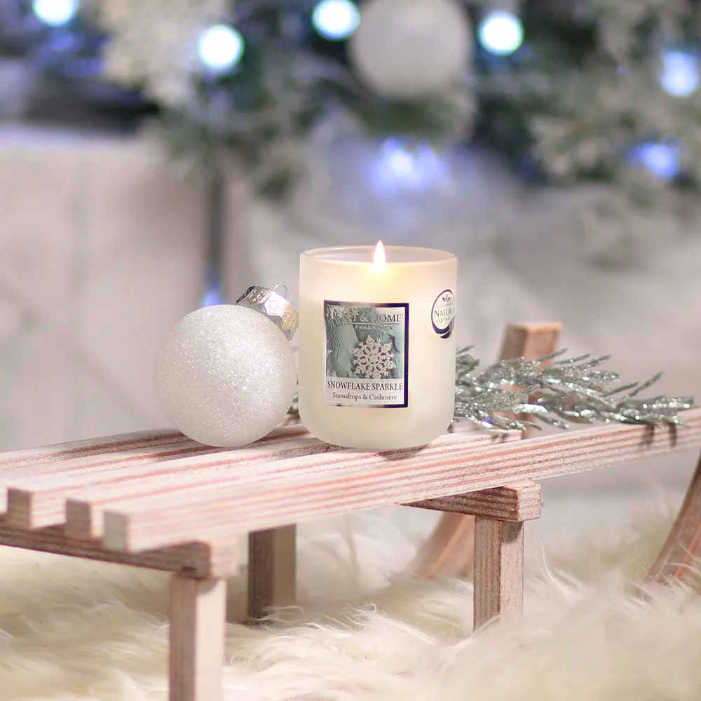 Petite jarre Flocons givrés