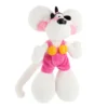 Peluche Diddl en salopette Rose 20cm Peluche Diddl en salopette Rose 20cm