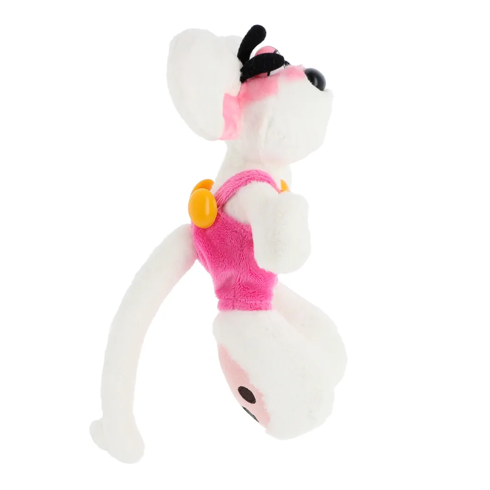 Peluche Diddl en salopette Rose 20cm Peluche Diddl en salopette Rose 20cm