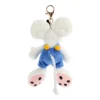 Porte-clés peluche Diddl en salopette Bleue 15cm