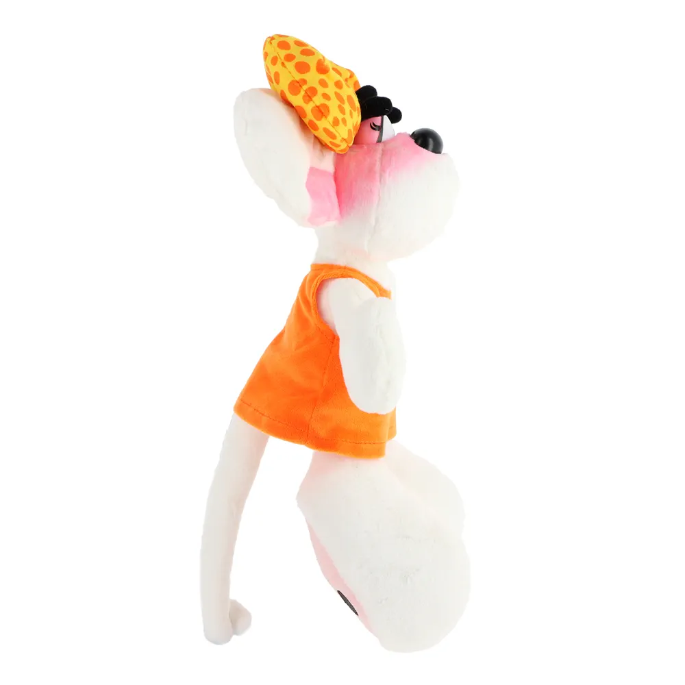 Peluche Diddlina en robe orange 30cm Peluche Diddlina en robe orange 30cm