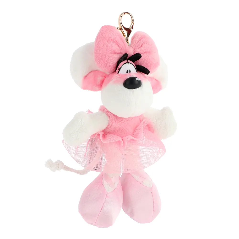 Porte-clés peluche Diddlina en robe ballerina 15cm Porte-clés peluche Diddlina en robe ballerina 15cm