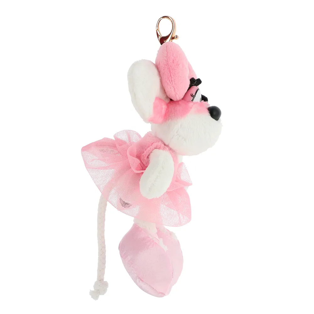 Porte-clés peluche Diddlina en robe ballerina 15cm Porte-clés peluche Diddlina en robe ballerina 15cm