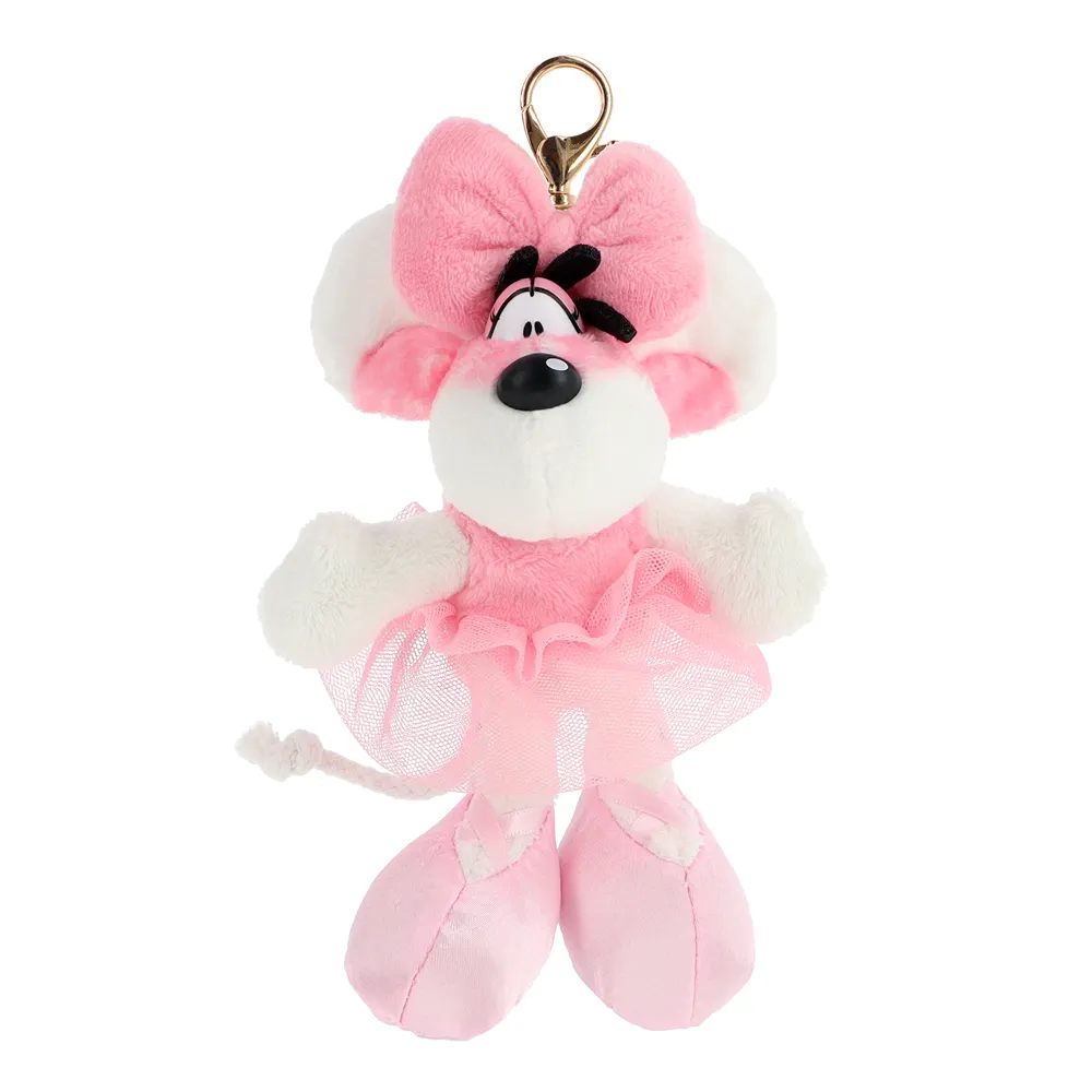 Porte-clés peluche Diddlina en robe ballerina 15cm
