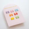 Carte Boucles d'oreilles Miffy- 7 paires