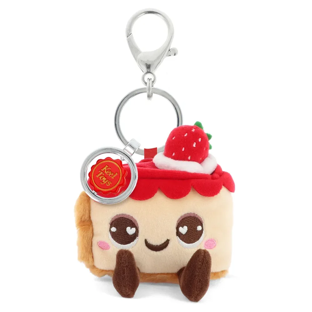 Porte-clés Peluche KeelEco Fraisier 12cm