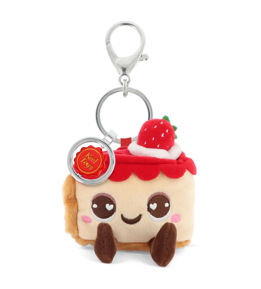 Porte-clés Peluche KeelEco Fraisier 12cm Porte-clés Peluche KeelEco Fraisier 12cm