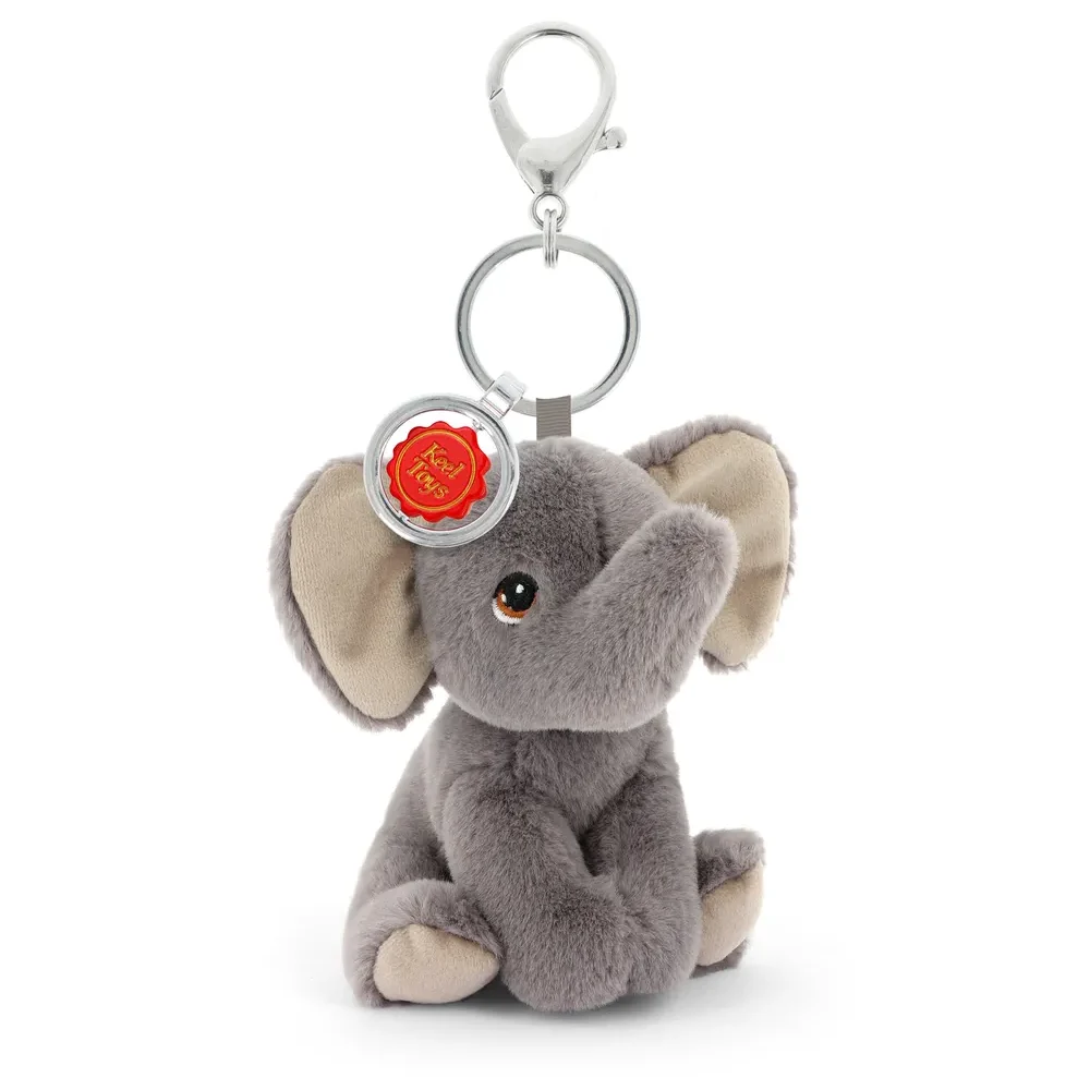 Porte-clés Peluche KeelEco Eléphant 12cm