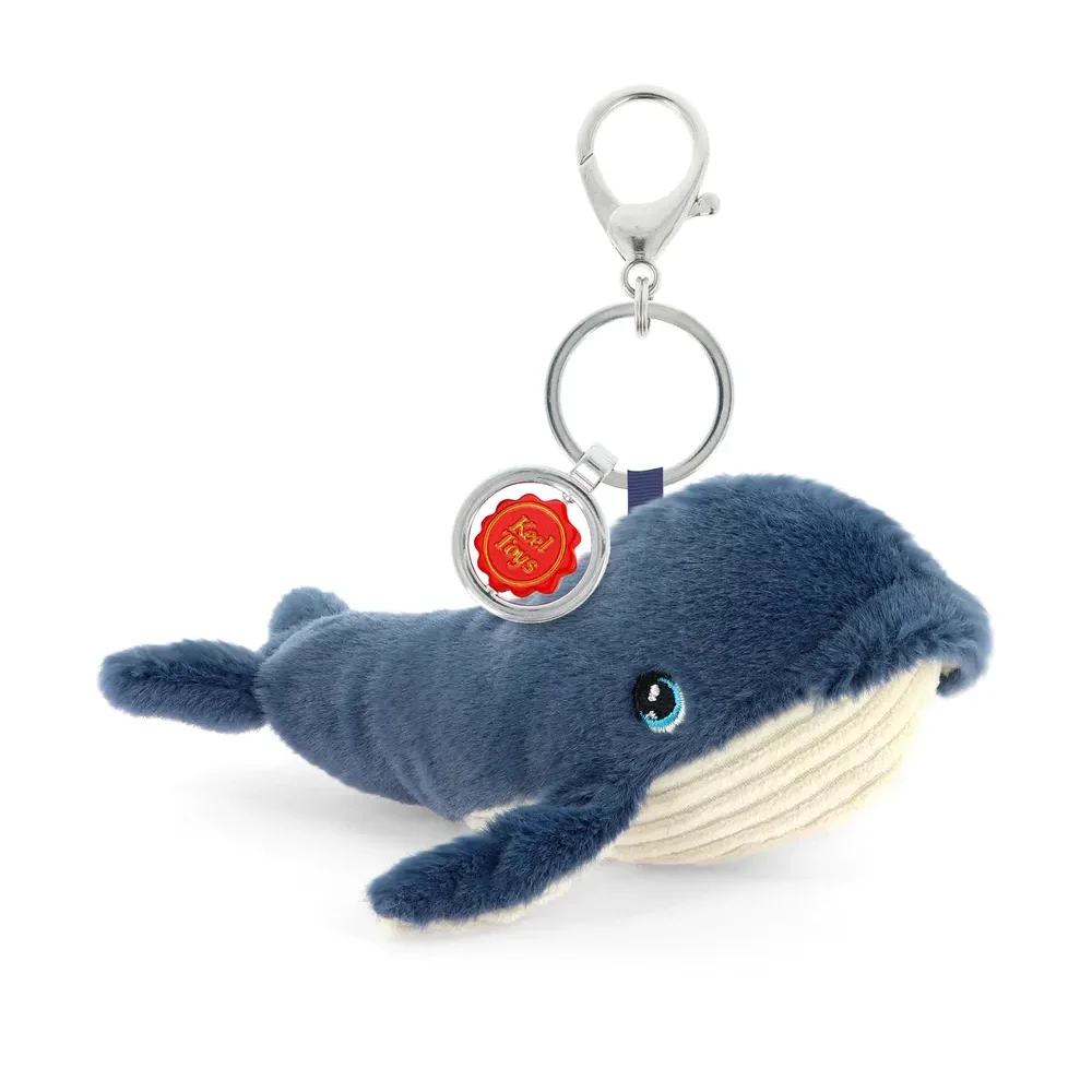 Porte-clés Peluche KeelEco Baleine 12cm