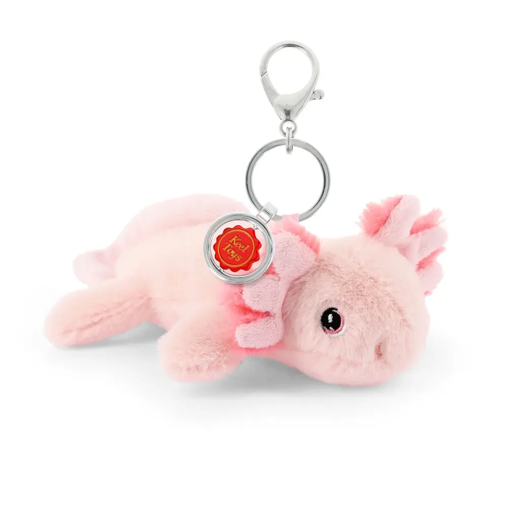 Porte-clés Peluche KeelEco Axolotl 12cm