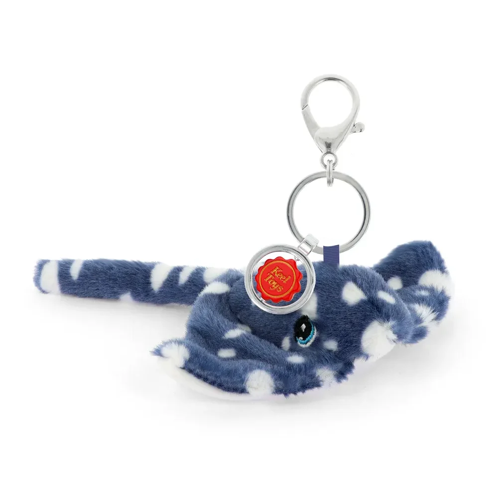 Porte-clés Peluche KeelEco Raie 12cm