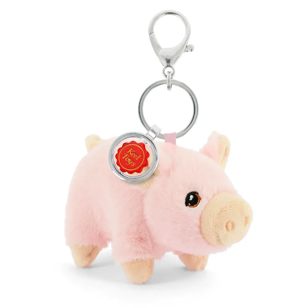 Porte-clés Peluche KeelEco Cochon 12cm