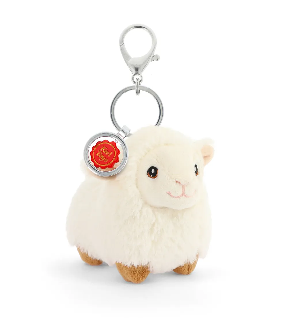 Porte-clés Peluche KeelEco Mouton 12cm Porte-clés Peluche KeelEco Mouton 12cm