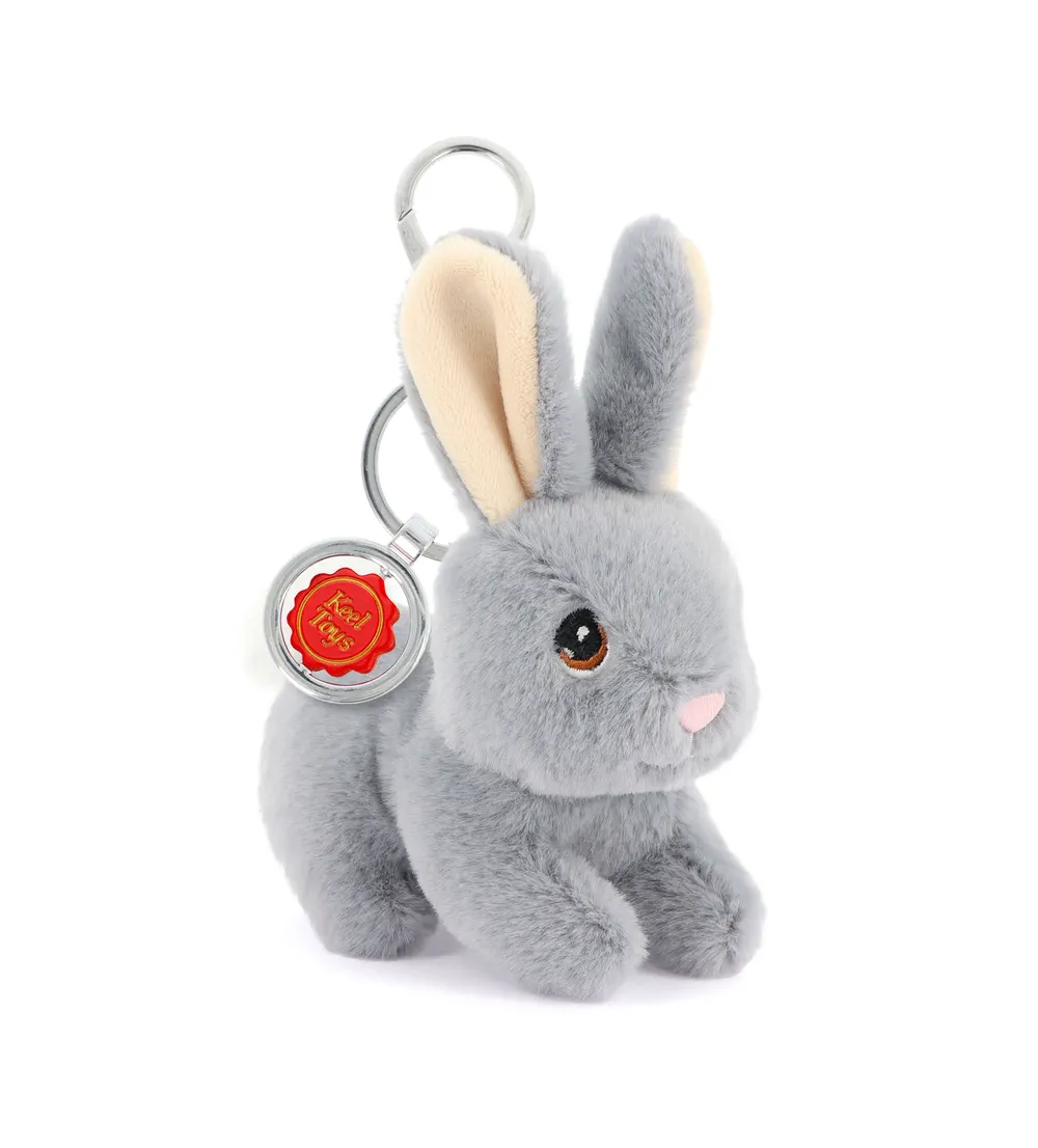 Porte-clés Peluche KeelEco Lapin 12cm Porte-clés Peluche KeelEco Lapin 12cm