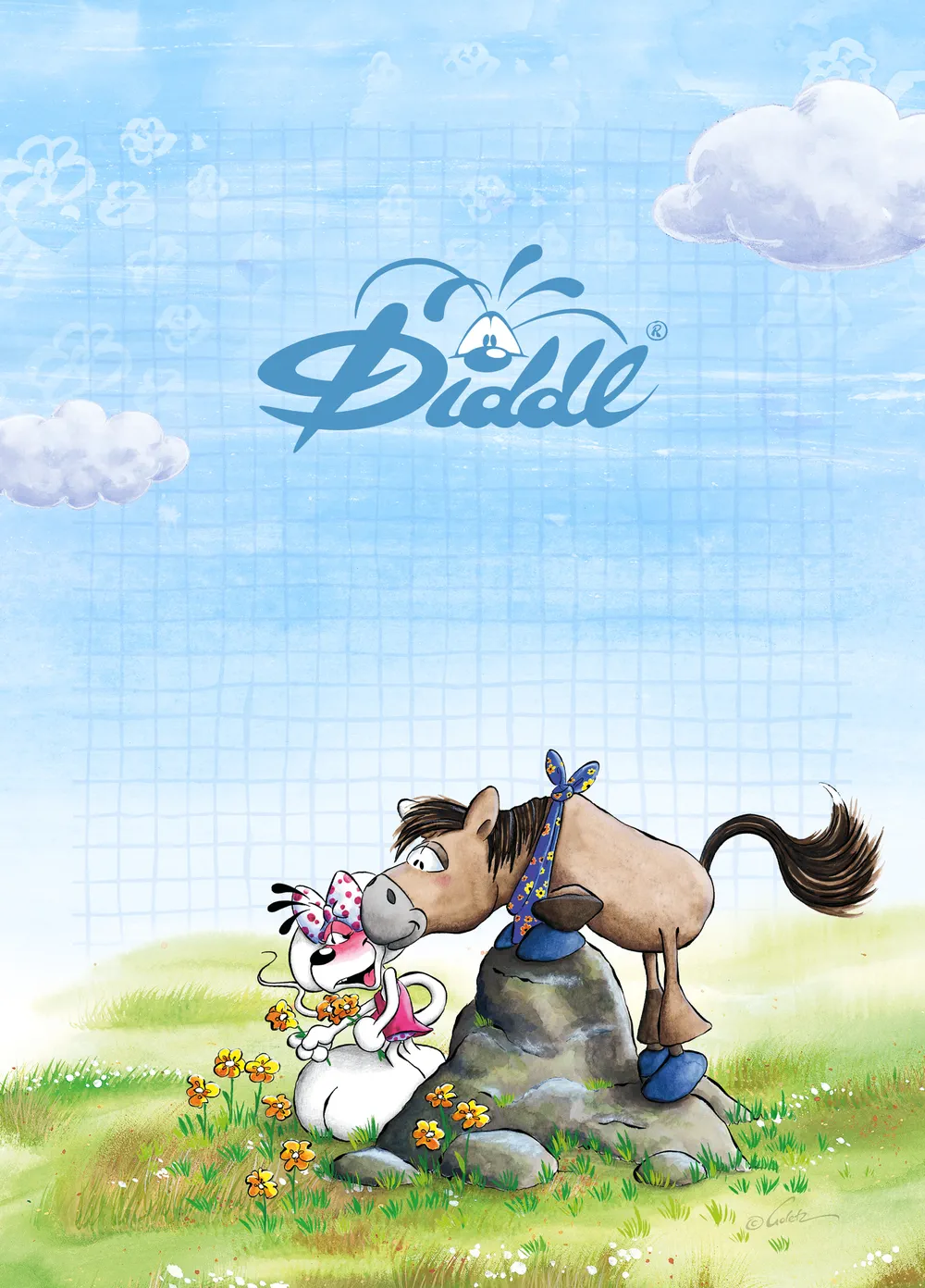 Bloc parfumé A5 Diddl Bleu