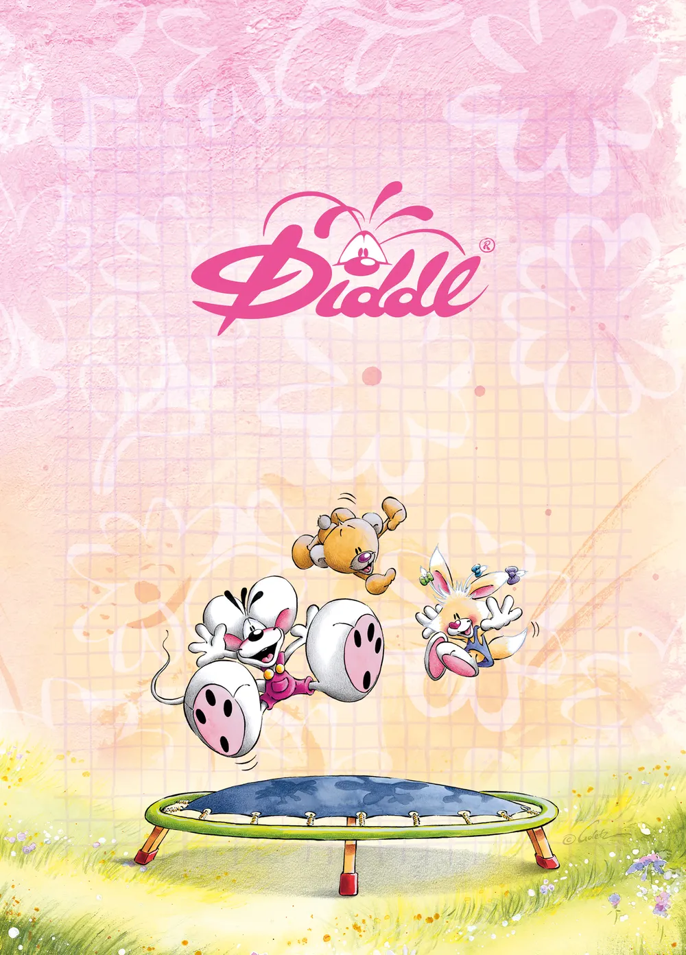 Bloc parfumé A5 Diddl Rose