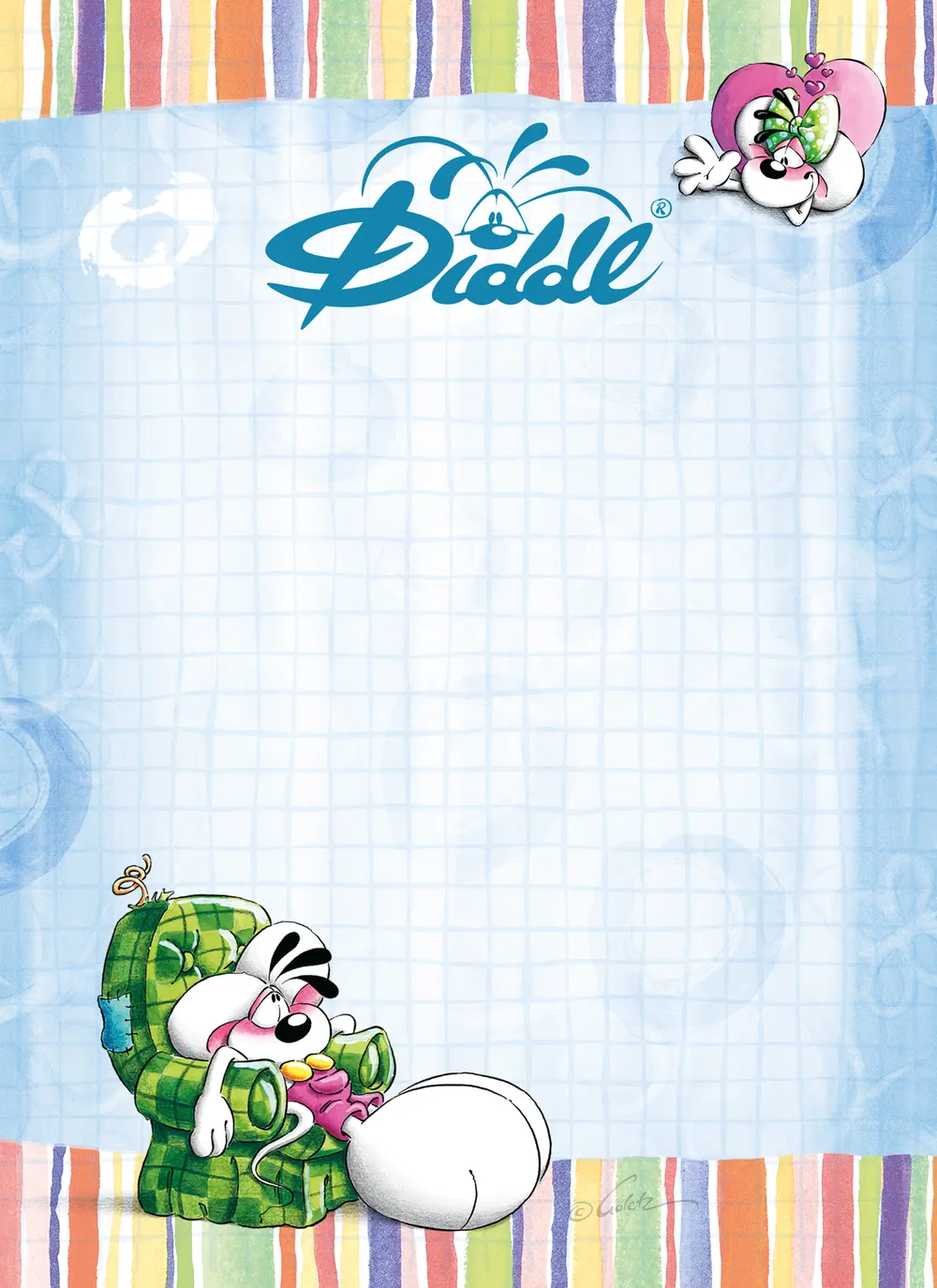 Bloc parfumé A6 Diddl Bleu