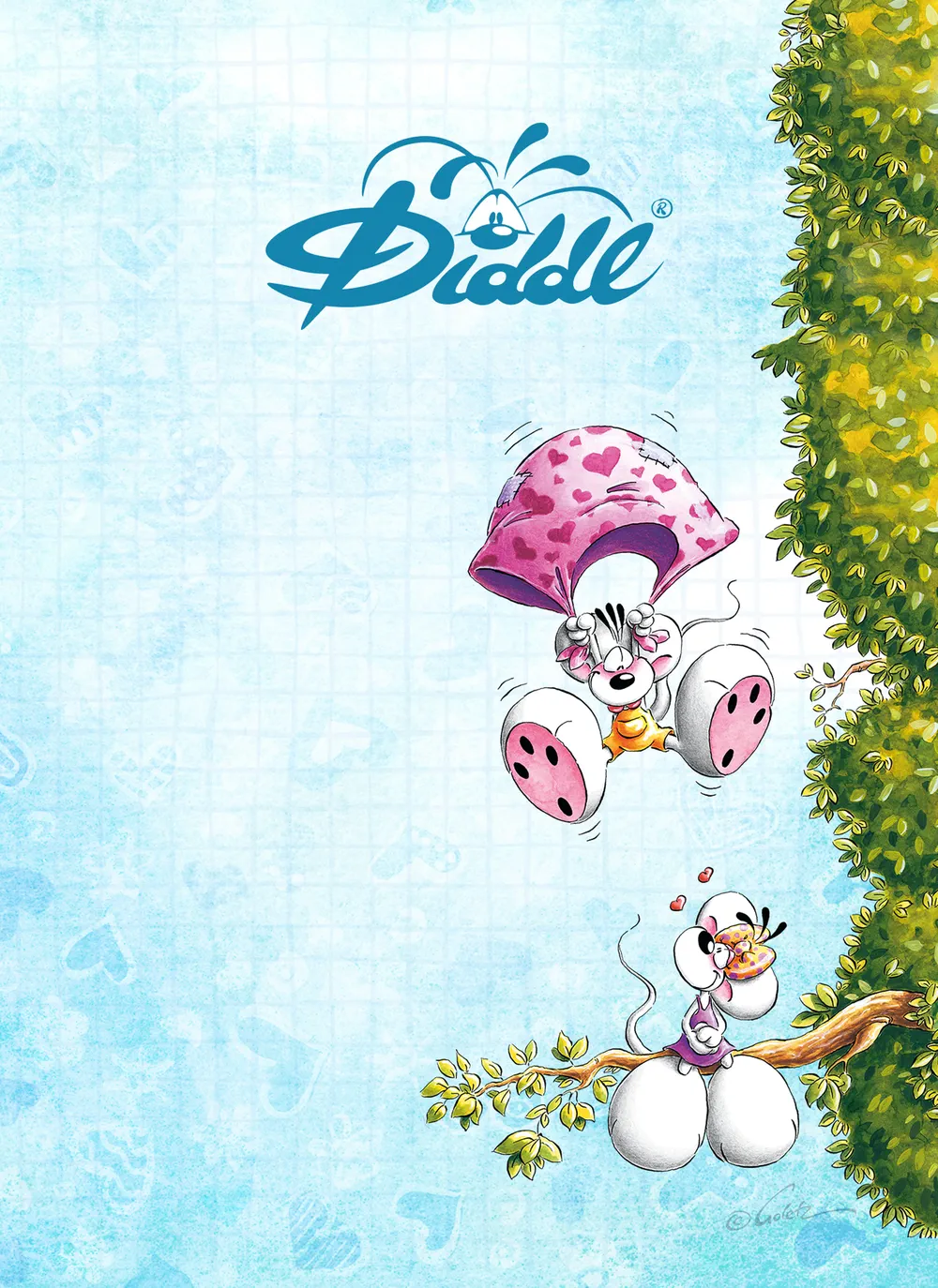 Bloc parfumé A6 Diddl & Diddlina Bleu