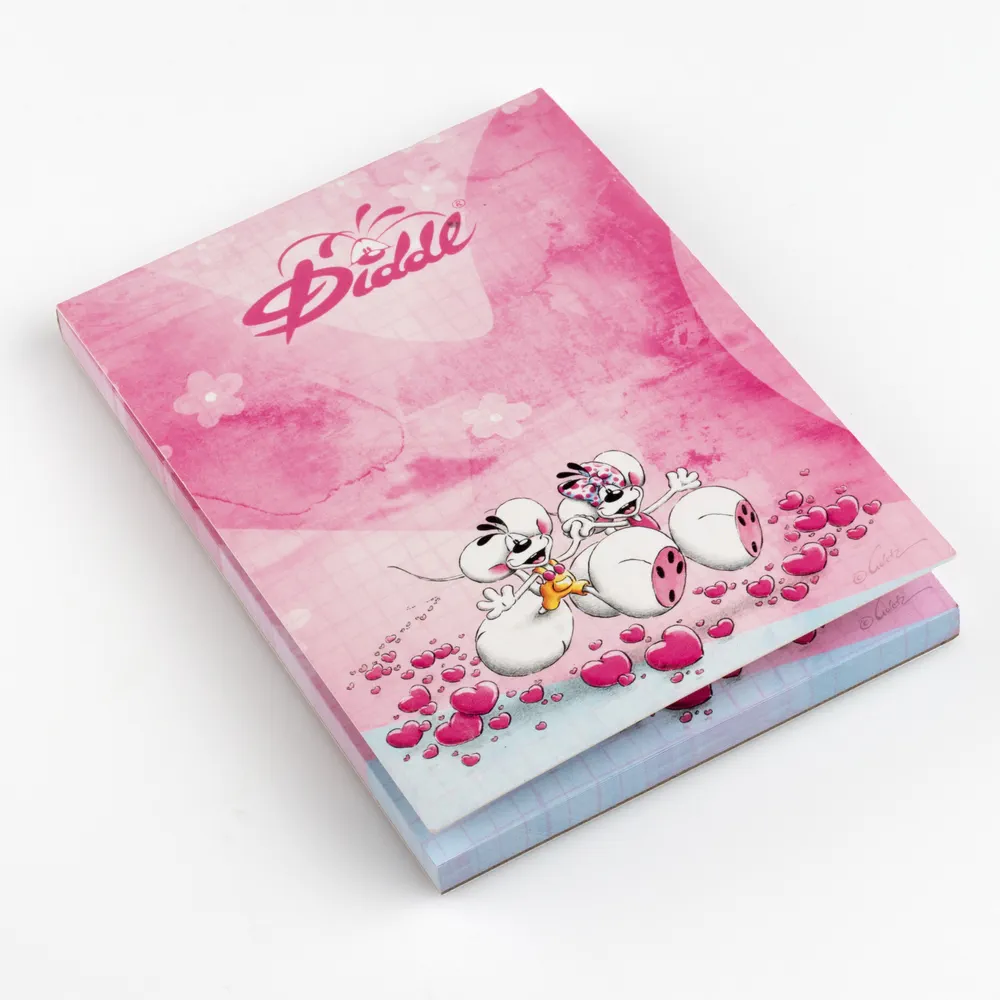 Bloc parfumé A6 Diddl & Diddlina Rose