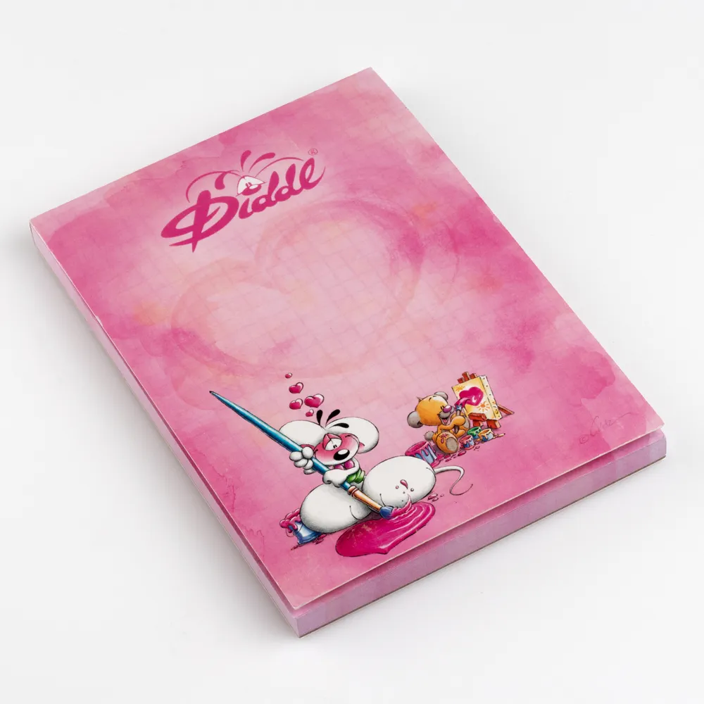 Bloc parfumé A6 Diddl & Pimboli Rose