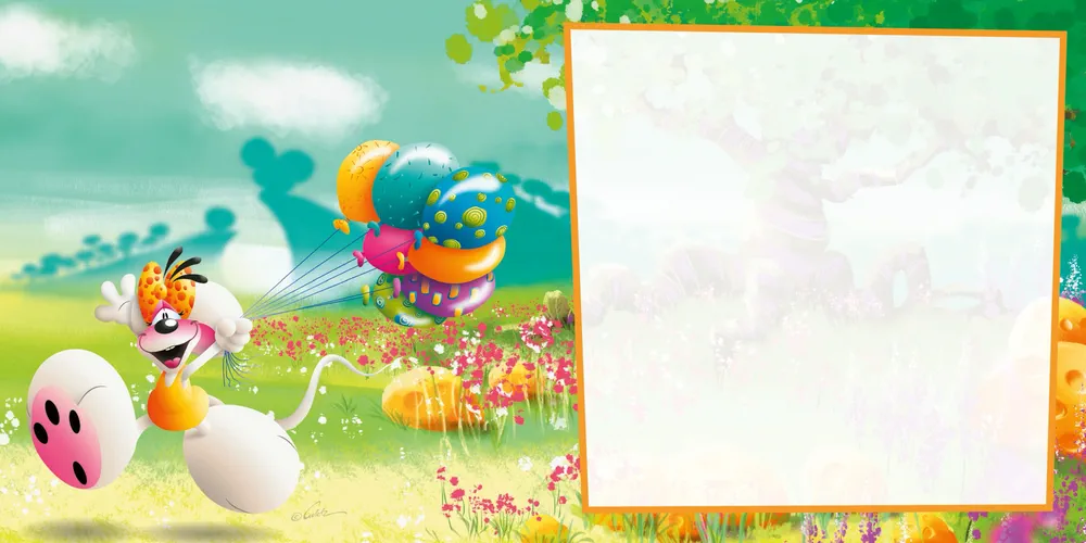 Carte 3D Diddl - Joyeux anniversaire! Profite bien