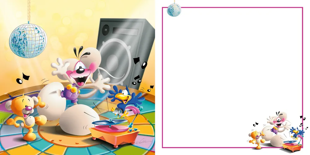 Carte 3D Diddl - Félicitations! Un an de plus