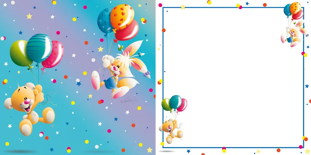 Carte 3D Diddl - Bonne fête!