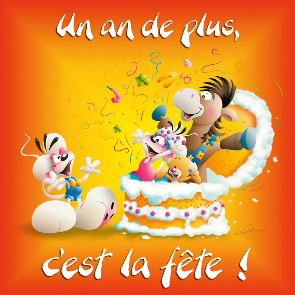 Carte 3D Diddl - Un an de plus