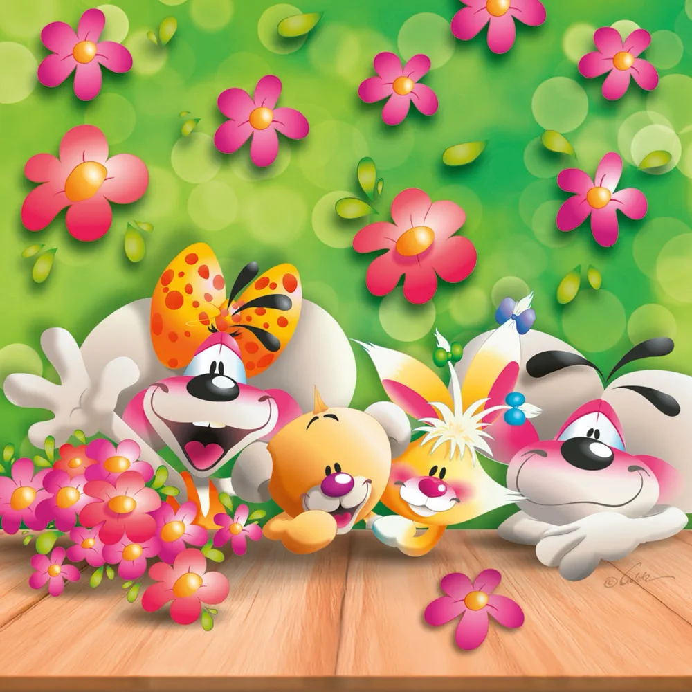 Carte 3D Diddl - Diddl & ses amis sans texte