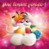 Carte 3D Diddl - Une tendre pensée! Carte 3D Diddl - Une tendre pensée!