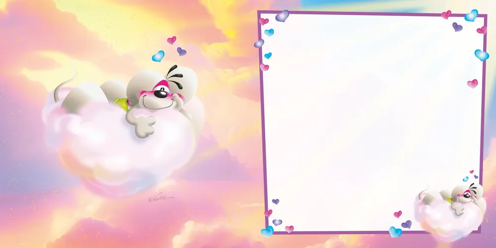 Carte 3D Diddl - Bienvenue au petit ange!