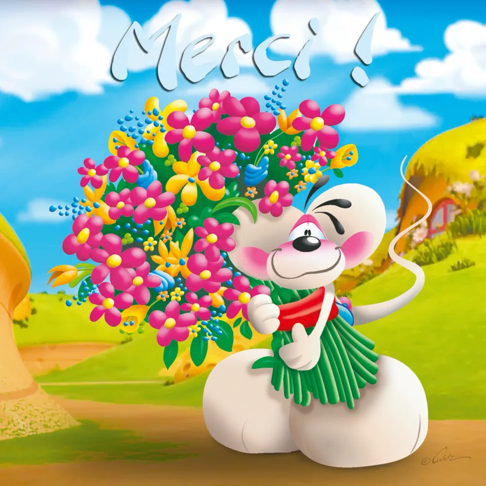 Carte 3D Diddl - Merci!