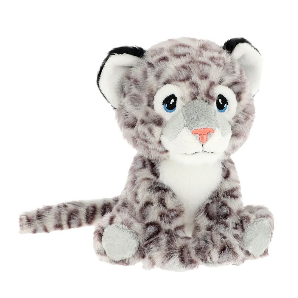 Peluche Léopard des neiges 14cm