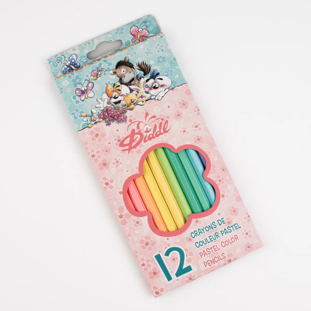 Boite de 12 crayons de couleur Diddl