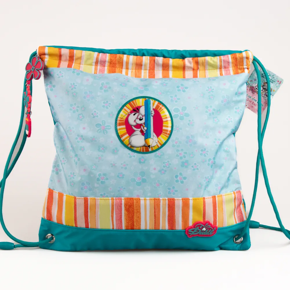 Sac bleu de gym Diddl
