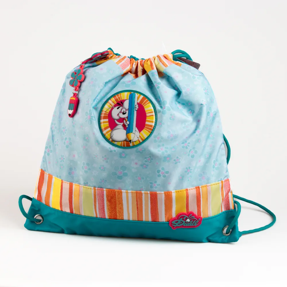 Sac bleu de gym Diddl