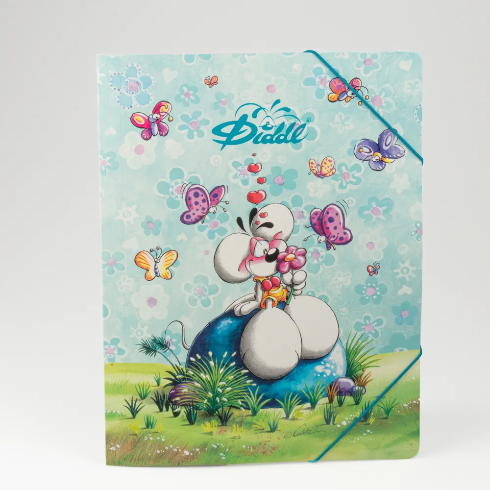 Pochette A4 Bleue - Diddl
