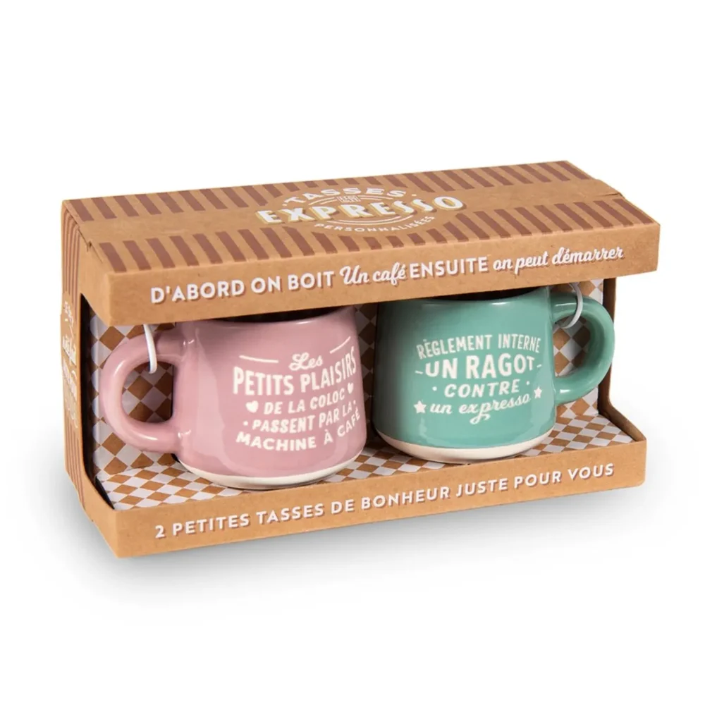 Set duo tasse expresso Coloc