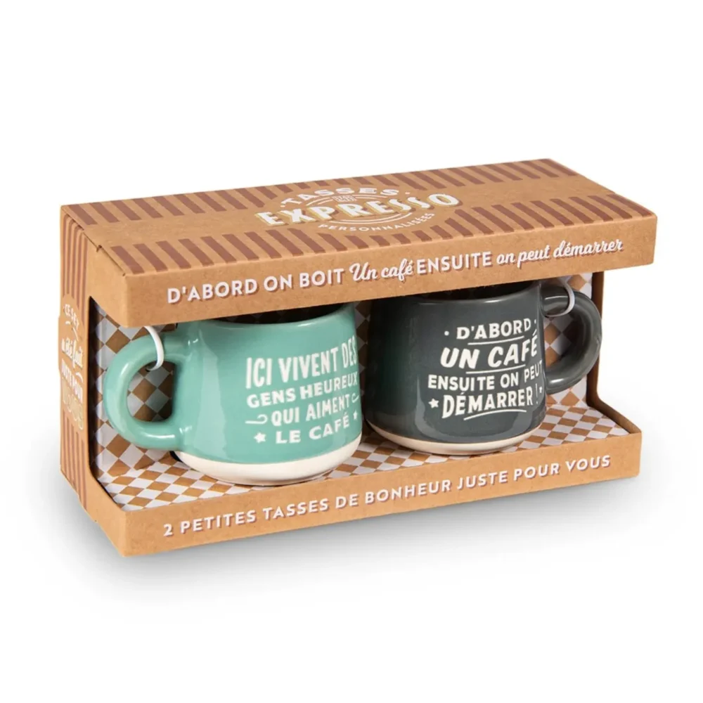 Set duo tasse expresso Crémaillère