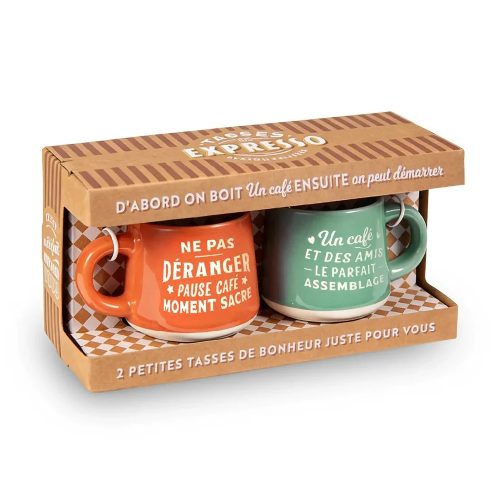 Set duo tasse expresso Amitié