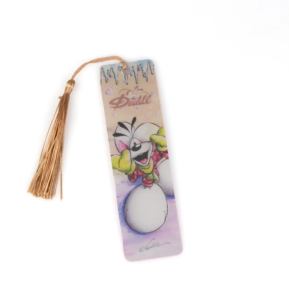 Marque-page 3D lenticulaire Diddl Beige