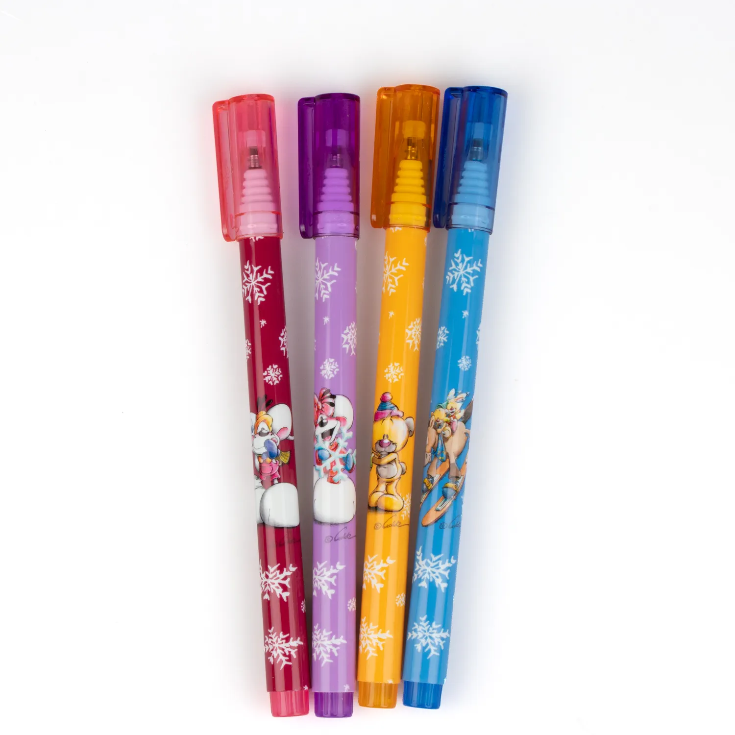 Pochette 4 stylos paillettes Diddl