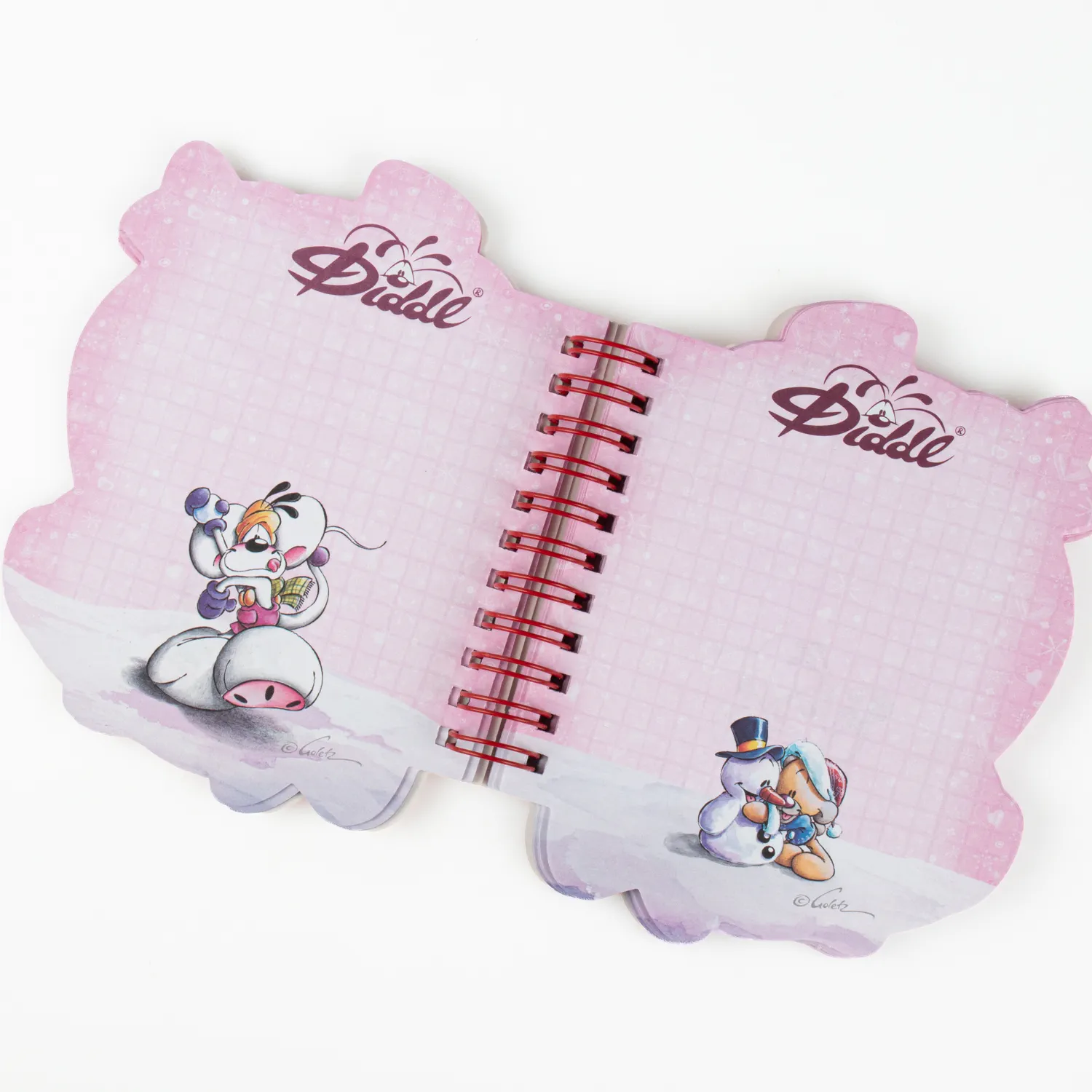 Carnet A6 forme hiver Diddl Rose – Image 2
