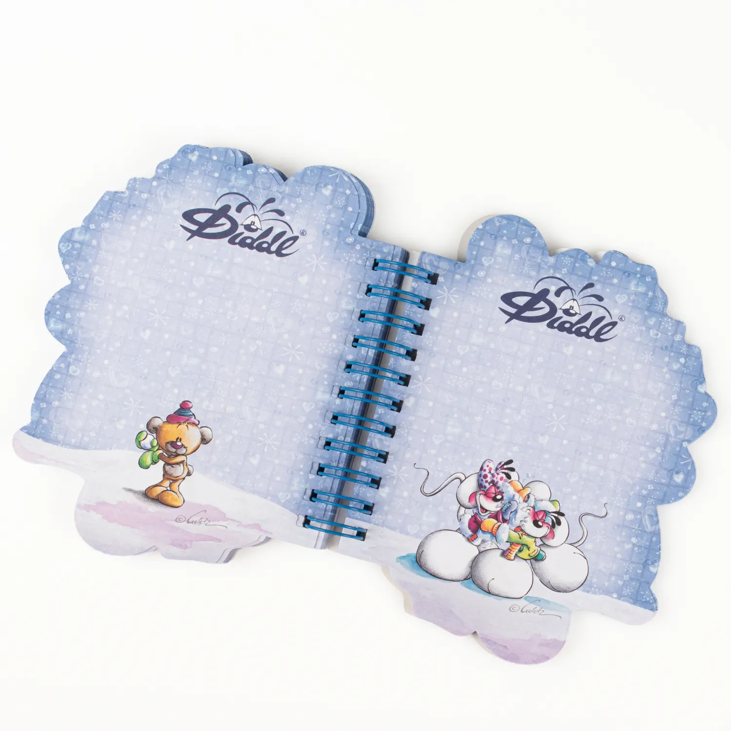 Carnet A6 forme hiver Pimboli Bleu – Image 2