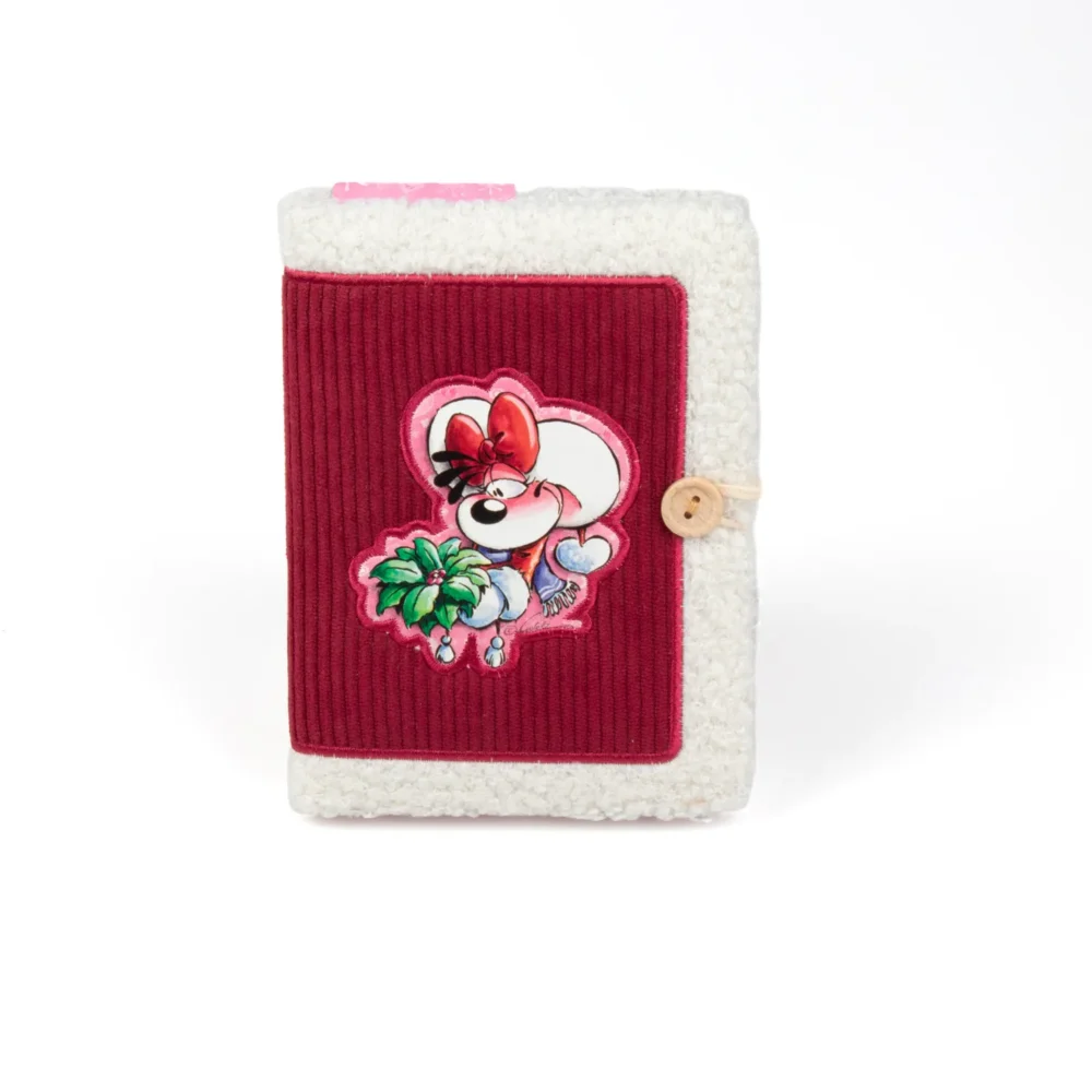 Carnet A6 Hiver Bordeaux Diddlina