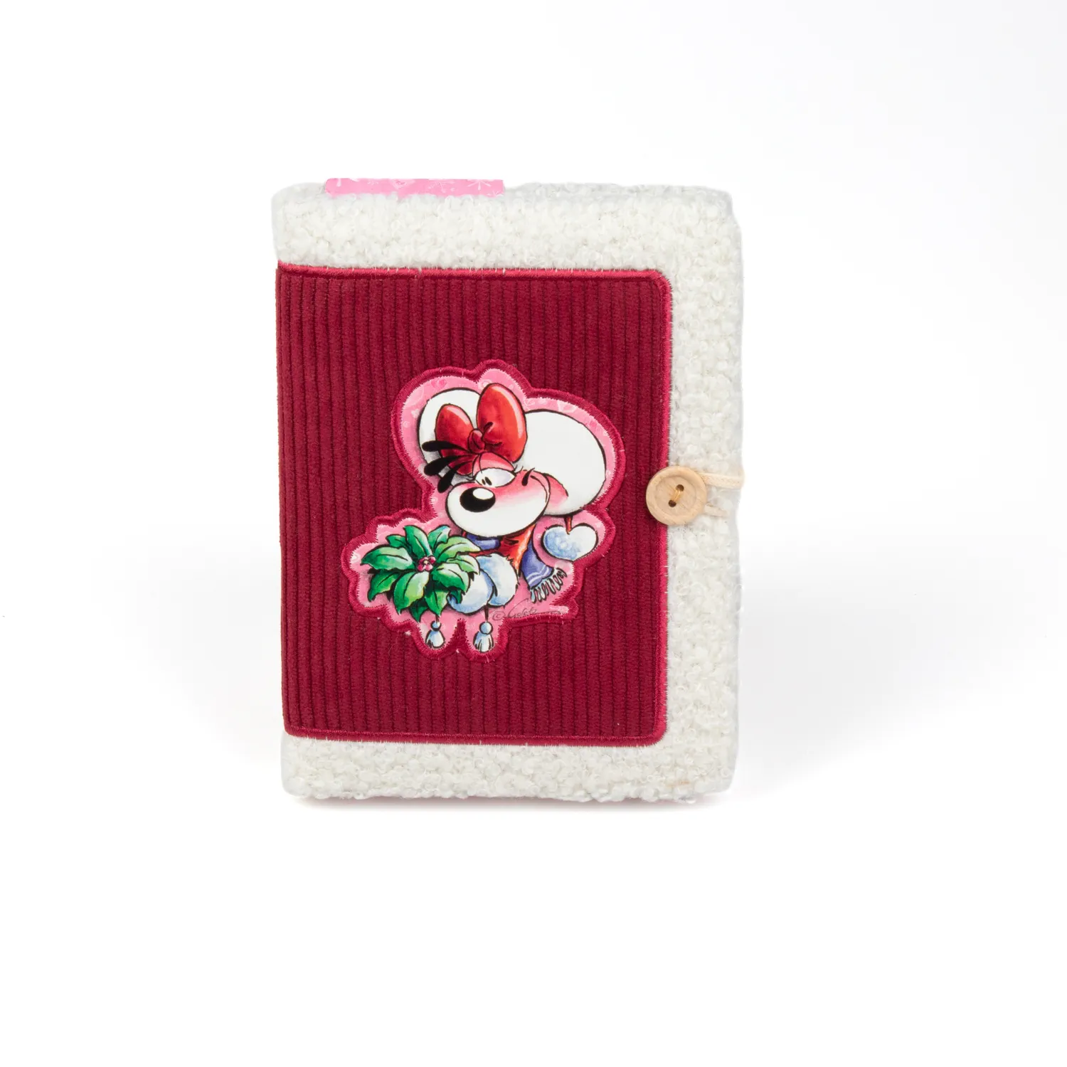 Carnet A6 Hiver Bordeaux Diddlina