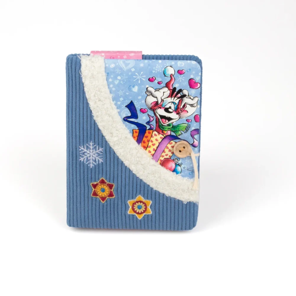 Carnet A6 Hiver Bleu Diddl